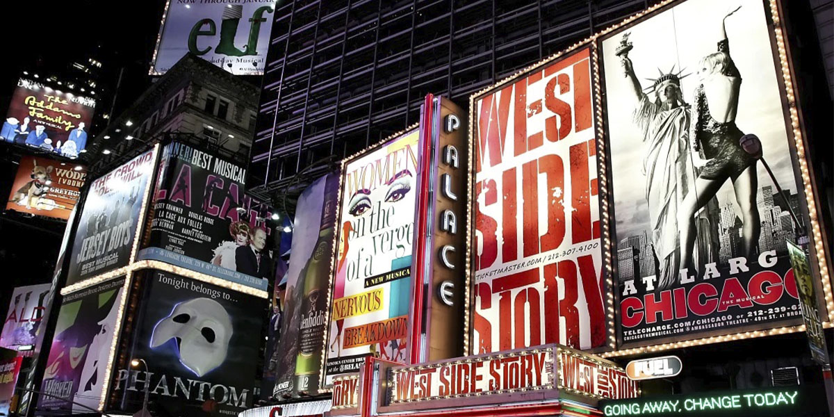 Algunas salas de espectáculos de Nueva York podrán reabrir en abril